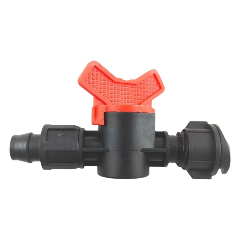 Suministro directo de fábrica accesorios de riego de ahorro de agua válvula de derivación de cinturón suave riego agrícola riego por goteo interruptor de bloqueo directo madre Lado de cinturón suave