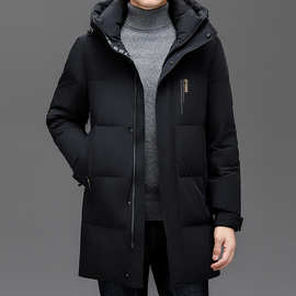 冬季男士羽绒服新款连帽90白鸭绒休闲男装新国标时尚加厚保暖外套