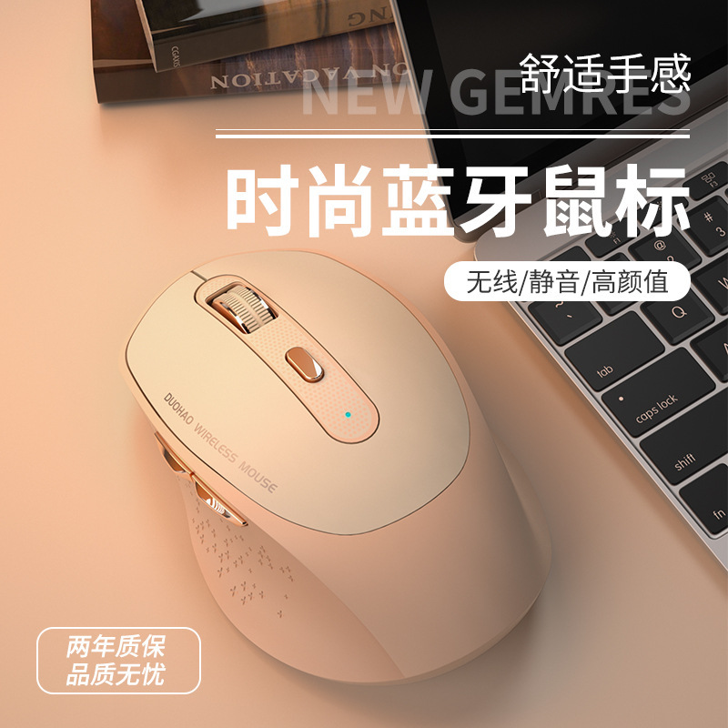 Cross-border spot large-hand wireless Bluetooth mouse mute type-c high-value notebook tablet office