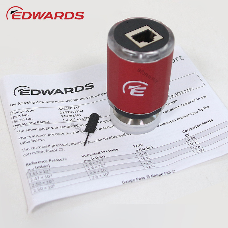 EDWARDS爱德华APG200-XLC NW16皮拉尼真空计 D1G2011100真空规管