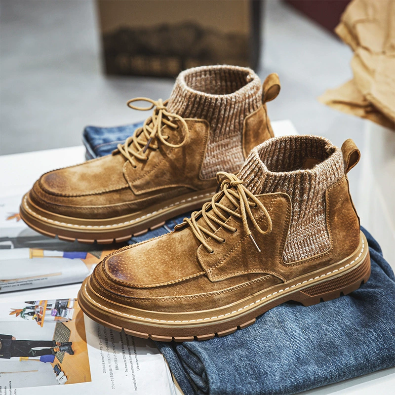 Ботинки Martin в британском стиле, мужские осенние Горячие уличные мужские ботинки, носки из свиной кожи, комбинезоны, сапоги из поколения волос