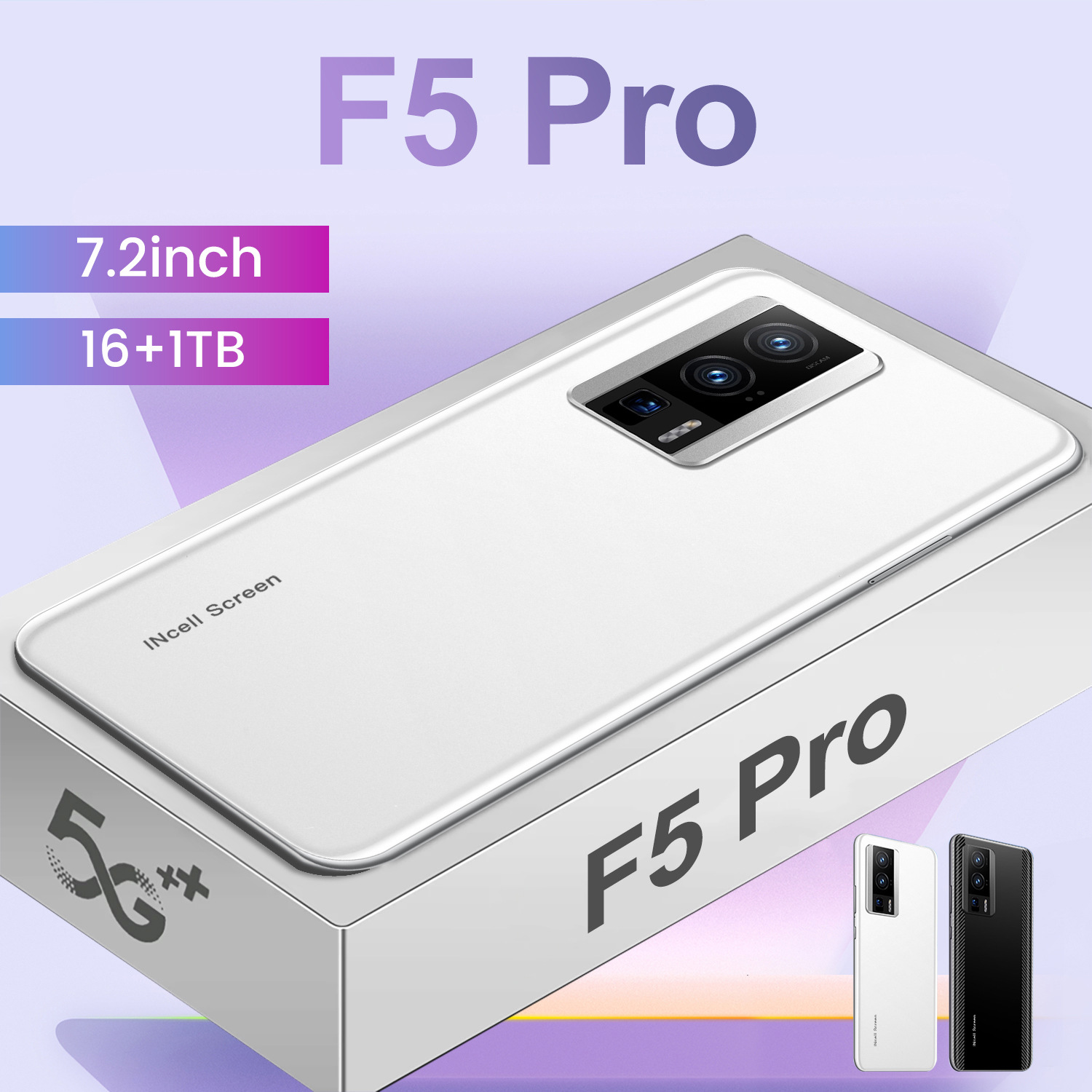 跨境手机F5 Pro新款6.53英寸真4G大屏2+16G安卓智能手机厂家 OZON