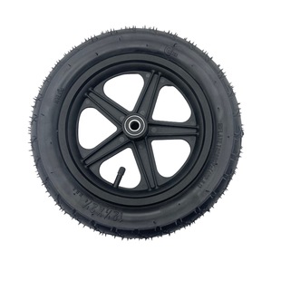 Hot Selling 12inch Electric Wheelchair Front Wheel Accessories Silent Wear-Resistant Inflatable Inner and Outer Tire Wheelchair Wheels