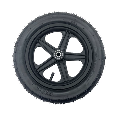 Hot Selling 12inch Electric Wheelchair Front Wheel Accessories Silent Wear-Resistant Inflatable Inner and Outer Tire Wheelchair Wheels