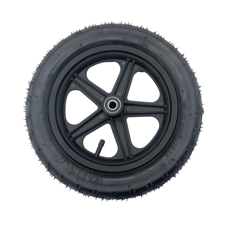 Hot Selling 12inch Electric Wheelchair Front Wheel Accessories Silent Wear-Resistant Inflatable Inner and Outer Tire Wheelchair Wheels