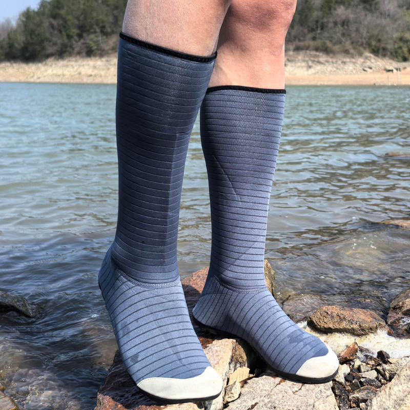 Beach Snorkeling Socks, Long Tube Socks for Men and Women, Adult Non-Slip Swimming and Snorkeling Long Shoes, Beach Wading Long Socks Beach Snorkeling Socks, Long Tube Socks for Men and Women, Adult Non-Slip Swimming and Snorkeling Long Shoes, Beach Wading Long Socks
