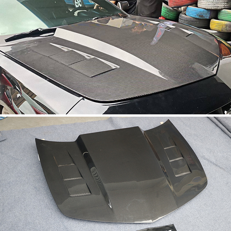 Chevrolet Camaro V uchun mos keladigan Langyu uglerod tolali kapot, modifikatsiyalangan Camaro V uglerod tolali dvigatel kapoti.