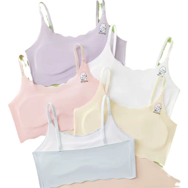 Silk children's underwear for elementary school students, bra top, “Frozen”