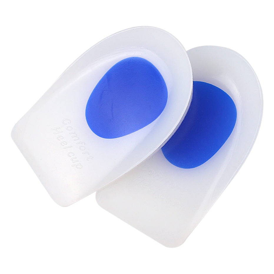 Almohadilla del talón almohadilla del talón de silicona transparente autoadhesiva aliviar el dolor del talón de los hombres y las mujeres de silicona taza del talón almohadilla del talón fabricante image 1