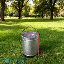 厂家直供镀锌铁皮水桶水缸金属铁皮桶家用水桶农用桶大号浇花铁桶