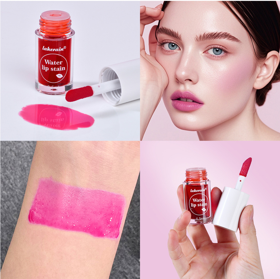 Lakerain Lip Dye, Lipstick and Moisturizer, dual-purpose blush, lip gloss and lipstick toner undefined