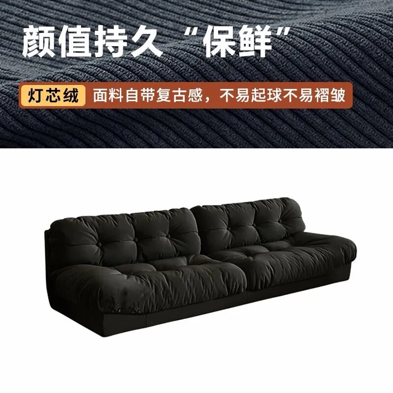 云朵沙发现代简约客厅家用小户型双人休闲轻奢网红奶油风布艺沙发|undefined