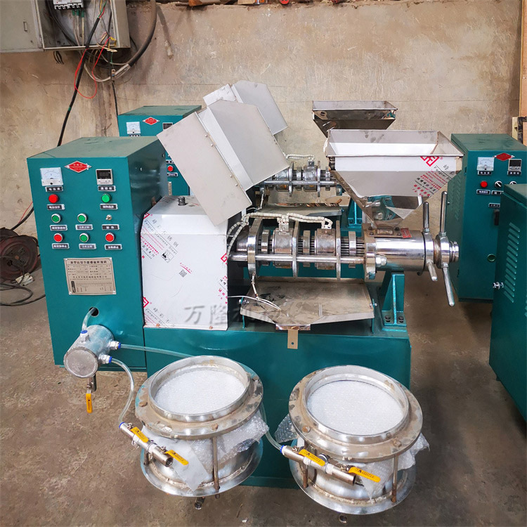 商用小型菜籽榨油机花椒籽辣椒籽花生榨油机器油坊用全自动榨油机