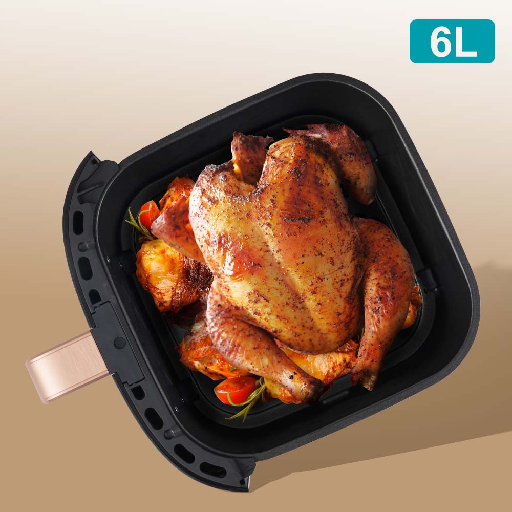 Winningstar estándar británico estándar europeo 6l pollo frito huevo pastel barbacoa hogar multifunción pantalla táctil pantalla digital freidora de aire