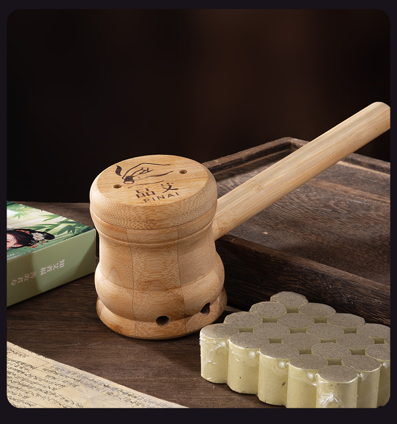 Handheld Moxa Box Portable Moxibustion Device with 40 Moxa Sticks for Home Use details