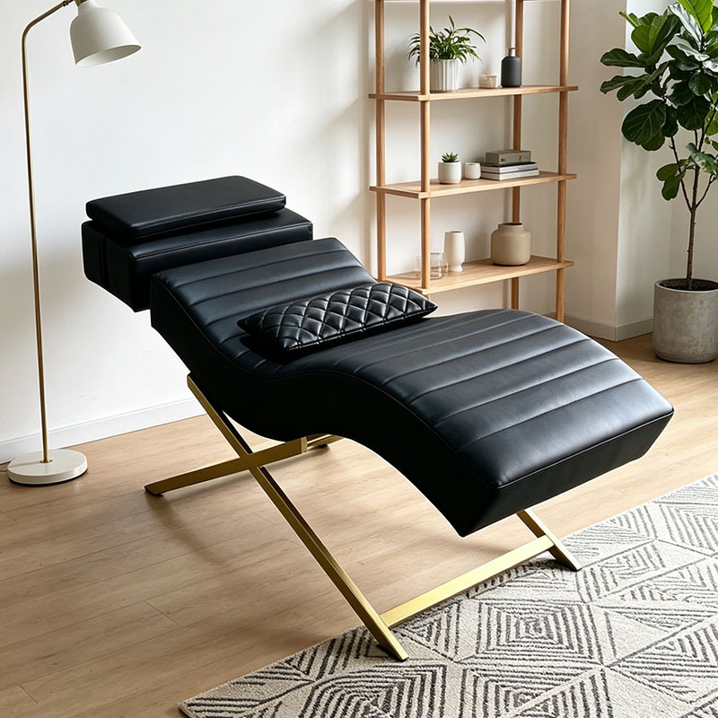 La cama de masaje Spa especial para el Salón de belleza de la cama de belleza, la cama de pestañas bordadas profesionales en forma de s, puede levantar y bajar la cama de pestañas de belleza. image 7