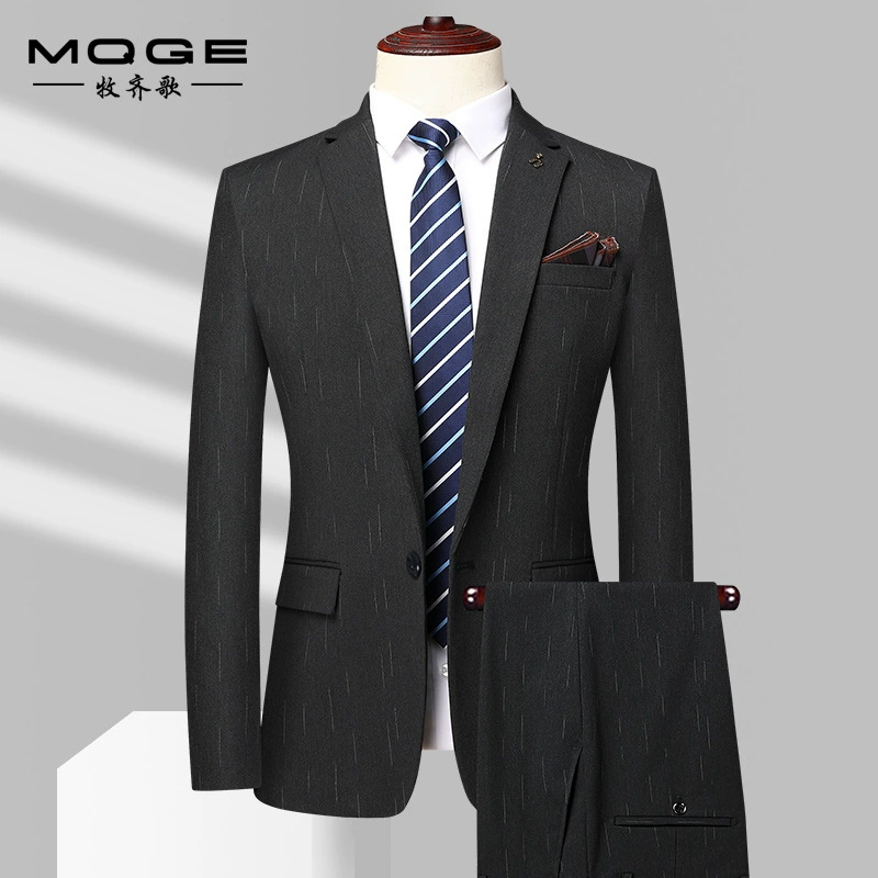 Мужской костюм, свадебное платье, элитный мужской костюм, строгий деловой костюм slim-fit