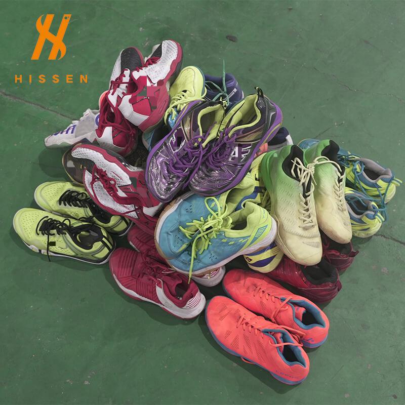 外贸出口圭亚那二手品牌鞋男女混合运动鞋used shoes kilo sport