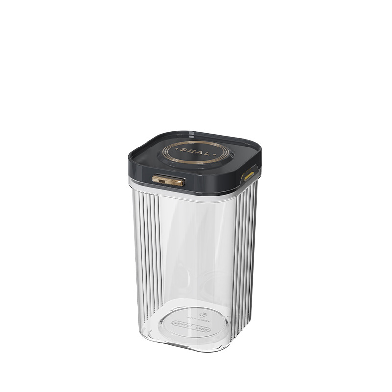 Jarra sellada multifuncional jarra de almacenamiento de grano de almacenamiento de cocina del hogar frasco de plástico transparente frasco de almacenamiento de grano