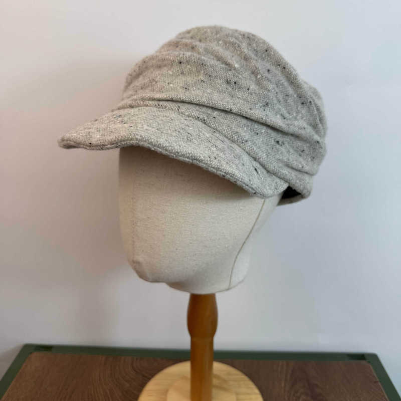 「100%WOOL」日系复古不规则星空点点羊毛马术帽秋冬高级感报童帽|undefined
