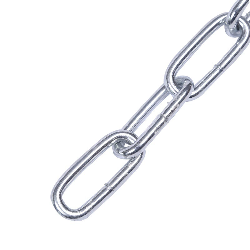 Оцинкованная цепь с длинным кольцом оптом одежда висит цепь обработки домашних животных цепь мульти-спецификации качели цепь подъема