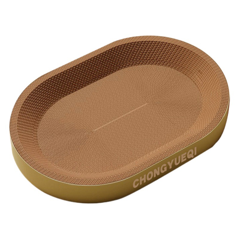 Gato tablero del rasguño nido resistente al desgaste no chip redondo extra grande gato rasguño en forma de cuenco Gato Garra tablero de papel corrugado gato nido cuatro estaciones Universal