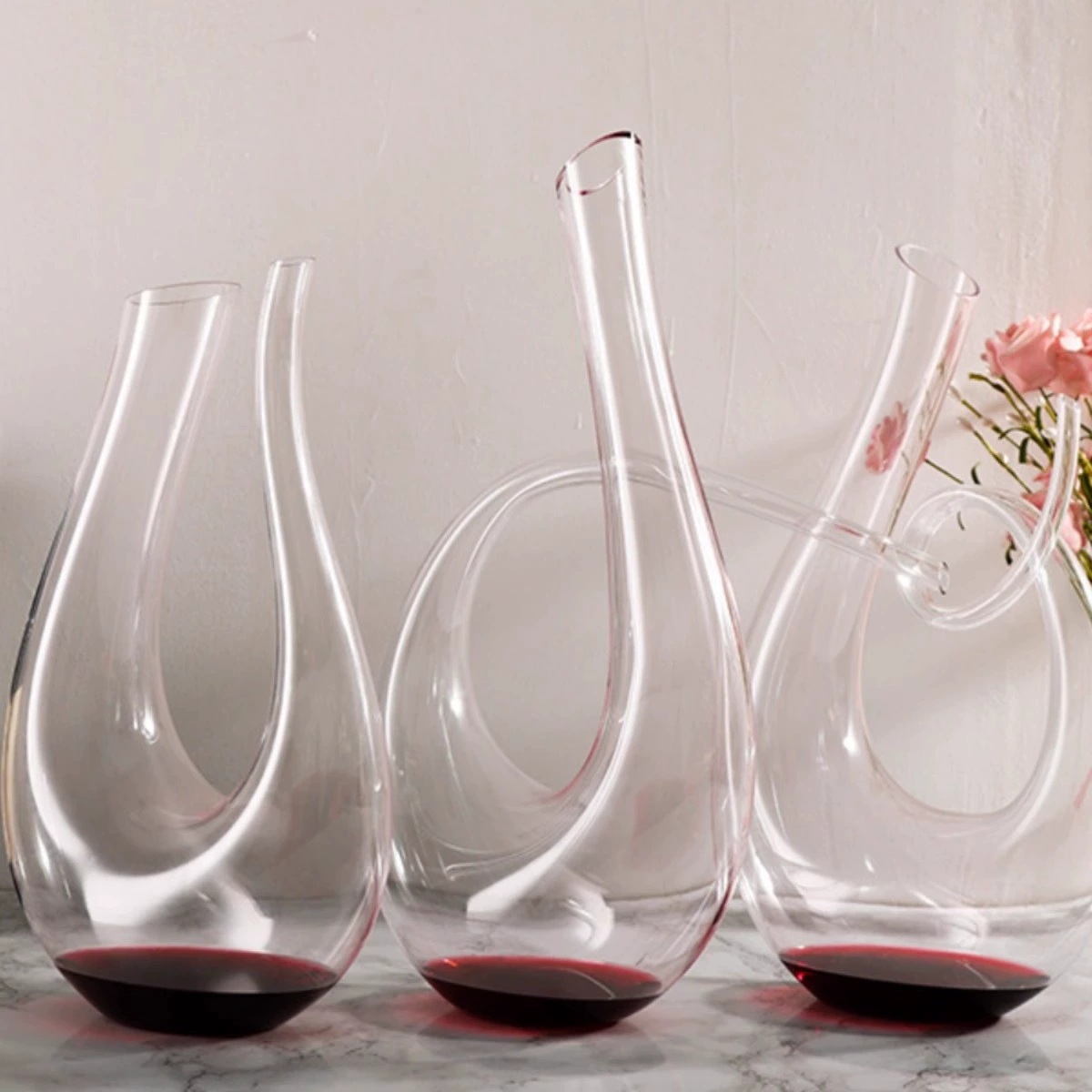 Сетка красный европейский хрустальный стеклянный трезвитель