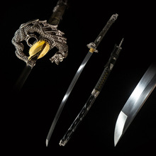 龙泉市手工一体多功能日本刀东洋长刀居合打刀外贸katana 未开刃