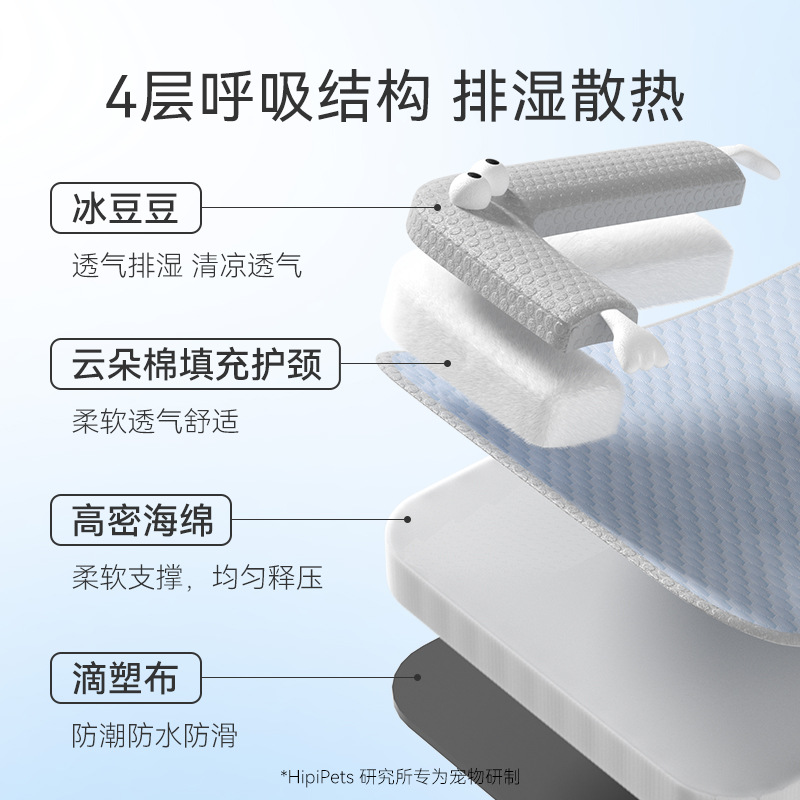 Primavera y verano perro Big Eye Monster cojín fresco sofá perrera nido de gato nido de mascotas Peluche pequeño perro estera