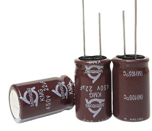 450V22Uf22Uf450V Brand New Original Korean Long Life Power Supply Electrolytic Capacitor 16X25 High Voltage and High Frequency