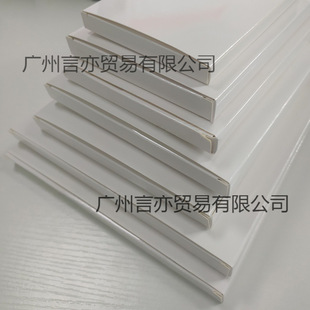 Bulk in stock cross-border hot e-commerce Shenzhen small white box square flat box 1.5mm acrylic folding box