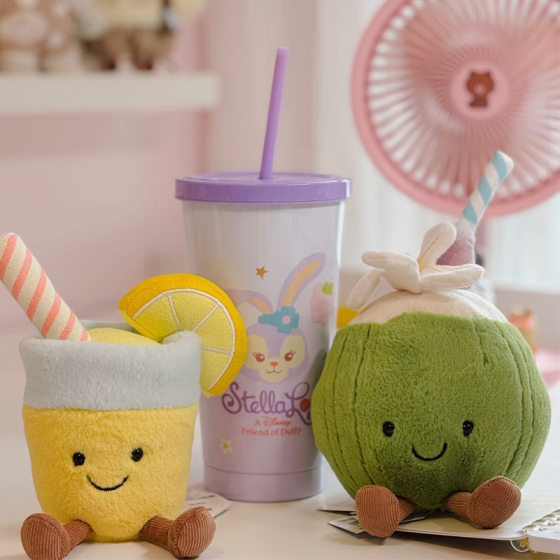 Jc Summer New Coconut Doll Fun Lemon Doll Plush Toy Ocean Series Animal Palm Tree Plush