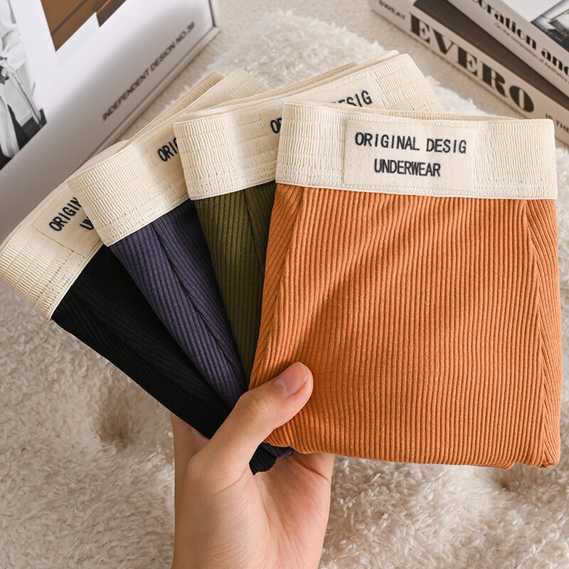 YZL men's cotton underwear men's boxer shorts thread simple men's boxer breathable comfortable shorts men YZL men's cotton underwear men's boxer shorts thread simple men's boxer breathable comfortable shorts men