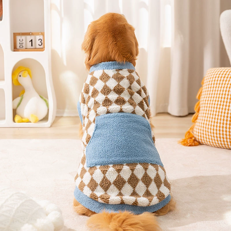 Осень и зима новая большая собака флисовая жилет