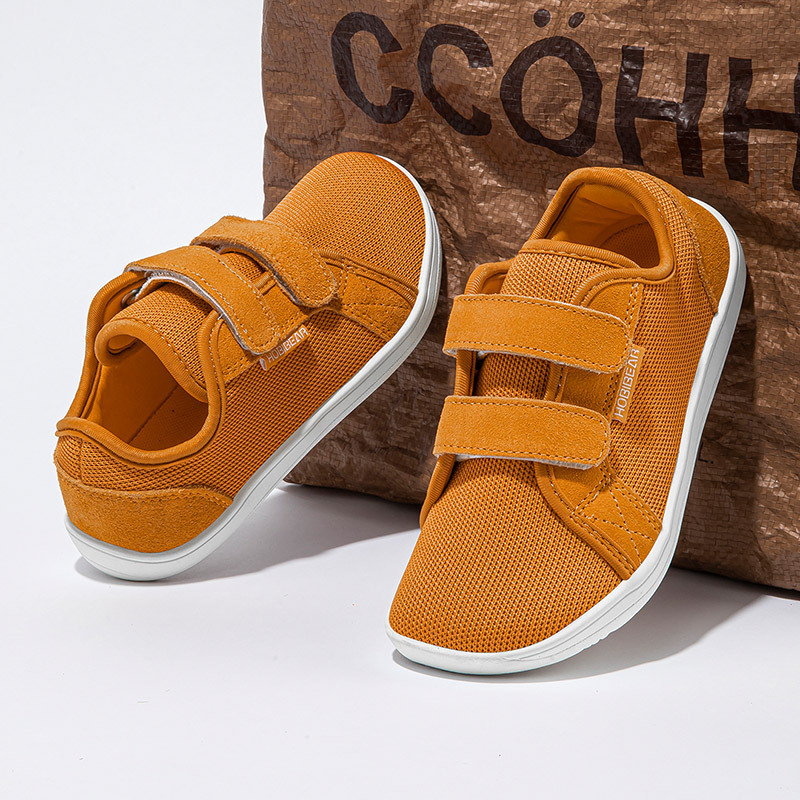 HOBIBEAR boys wide shoes spring and autumn girls breathable sneaker big shoes outdoor barefoot shoes a generation of hair