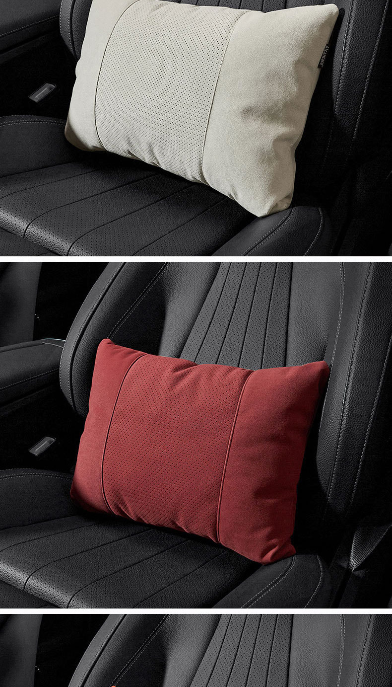 Suitable for S-Class Maybach Car Headrest Lumbar Support Car Neck Pillow Cushion Tesla Bmw Same Model Car Accessory