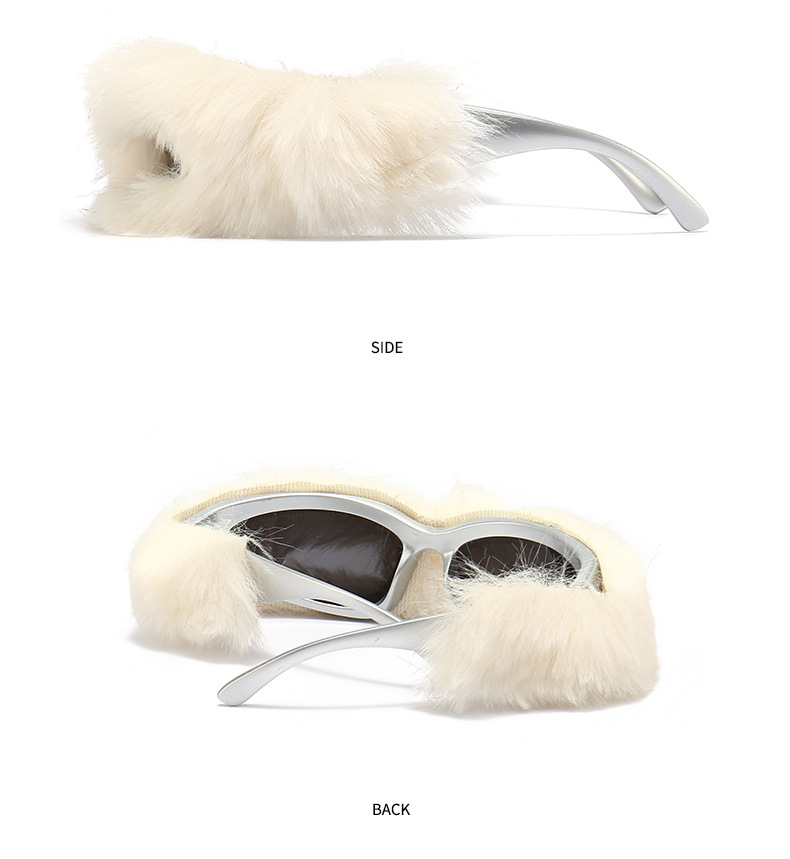 Cross border European and American concept polygonal wrapped "futuristic" sunglasses trendy sunglasses niche model 6609_voghion.com