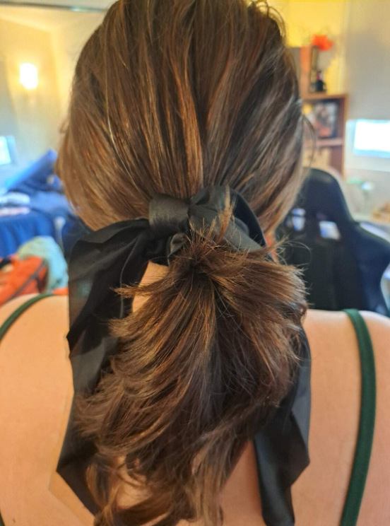 20g Weight Hair Tie Hair Accessories Type 1 Piece Quantity Casual, Holiday, Daily Occasion Cloth Material Solid Color Pattern All Seasons Season Women's Gender Elegant, Cute, Simple Style, Classic Style, New Style Style Elegant Cute Simple Style Women's Solid Color Cloth Hair Tie 18