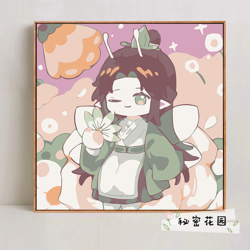 Moaodiantianguan デジタル油絵 diy 手作りデジタル着色漫画アニメーション減圧装飾画メーカー卸売|undefined