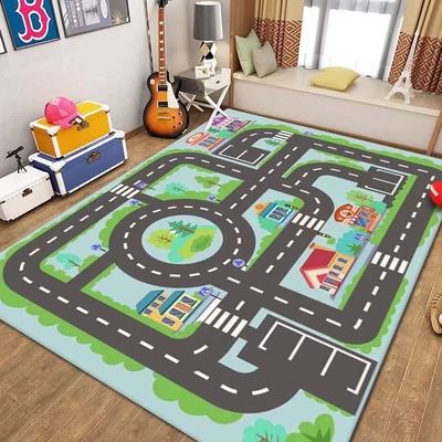 Large Carpet – Avtomobil döşəmə paspasları - parking-lot-mat-36-80120cm-crystal-velvet