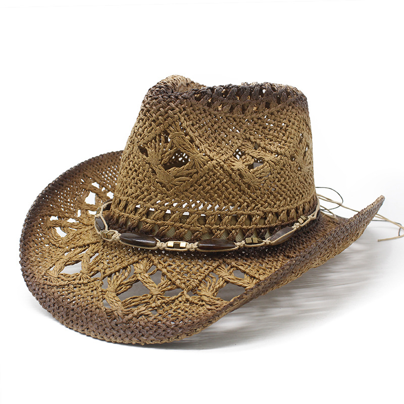 Vintage Sun Hat New Style Travel Sunshade Casual Versatile Beach Spring Summer Foreign Trade Retro Denim Straw Hat For Men And Women_voghion.com