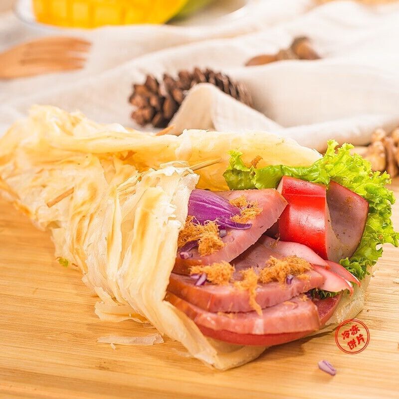 Liangquanqimei オリジナル手焼きパン、玉ねぎ風味の手焼きパン、朝食インスタントパンケーキ、加熱してすぐに食べられる麺パン、全箱|undefined