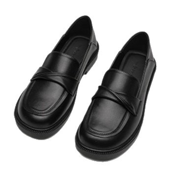 Zapatos de Lefour de cuero suave para mujeres 2026 nuevos zapatos de tacón bajo y plano de moda versátiles zapatos de cuero retrógrados británicos