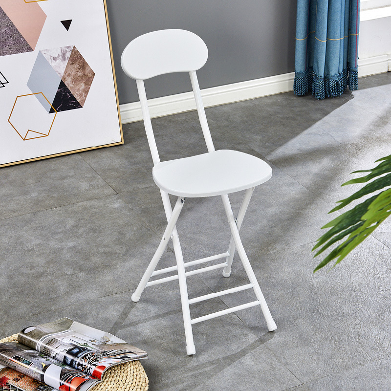 §~^*~§ 밀도 보드 백업이 포함된 흰색 프레임 순수한 흰색 의자 §~^*~§