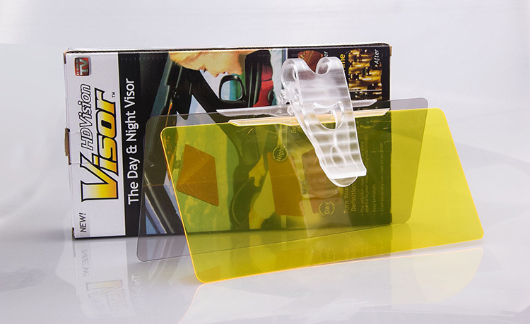 Night Vision Anti-Glare Sun Visor Driver's Dazzling Goggles Car Anti-High Beam Artifact Day and Night Dual-Use Export