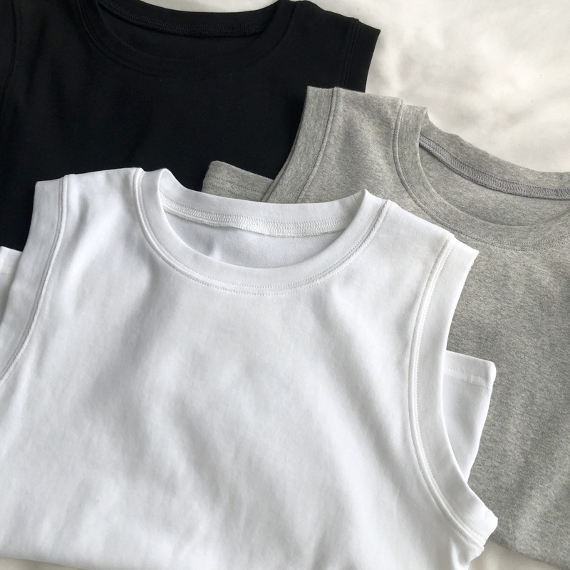 Casual Covering Side Breasts, Slim Fit and Versatile Summer Vest for Women, Sleeveless Pure Color Bottoming Shirt, Casual Outer Wear Suspbottomer Top