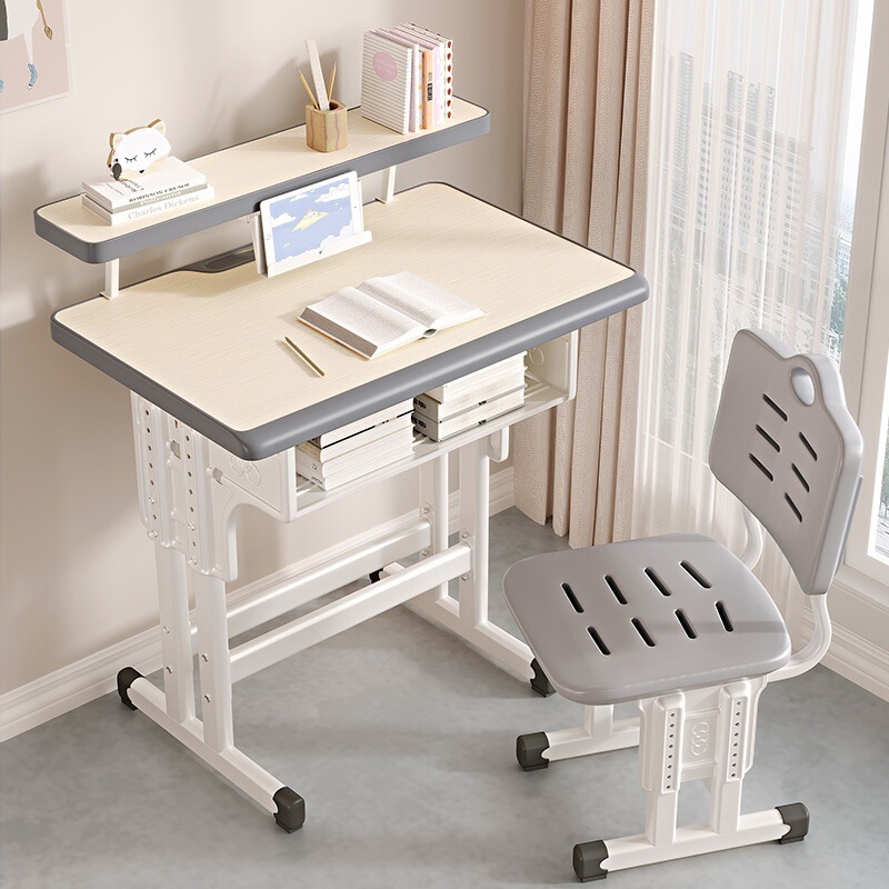 Primary and Middle School Students Desks and Chairs Home Writing Desk School Tutoring Class Training Class Desks and Chairs Learning Table Children's Desk