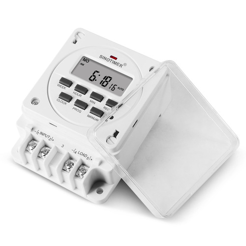 TM618E intelligent timer switch with mounting base time control timing switch power output 16A