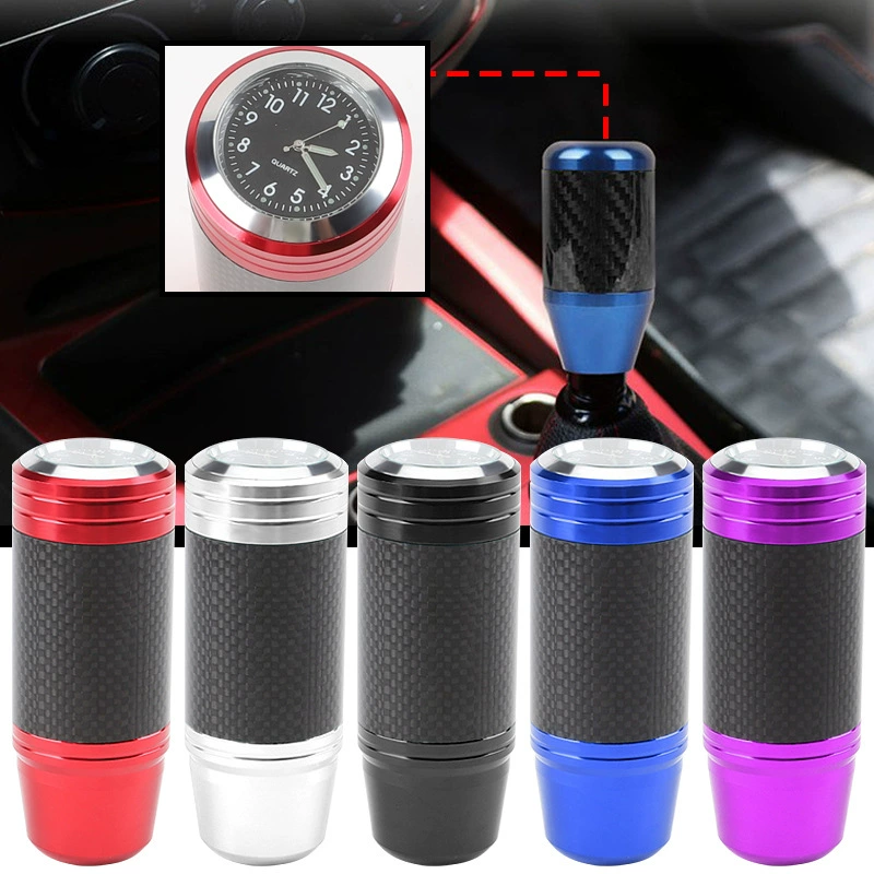 2023 Новый трансграничный хит продаж автомобиль Модифицированная головка редуктора из углеродного волокна с часами из настоящего углеродного волокна