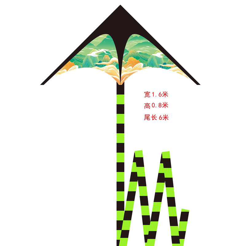 Nuevo Comerzo al por mayor de kites Weifang, kite de pradera, kite para niños y adultos, juguete volador resistente al viento, fácil de usar para principiantes.